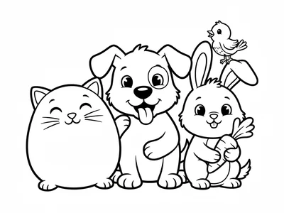 Animals coloring pages
