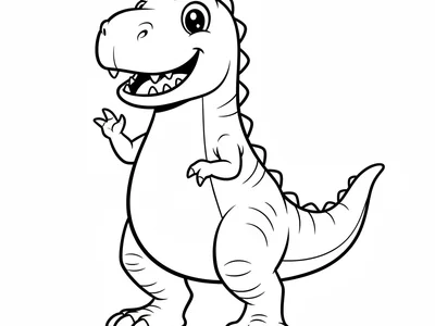 Dinosaurs coloring pages