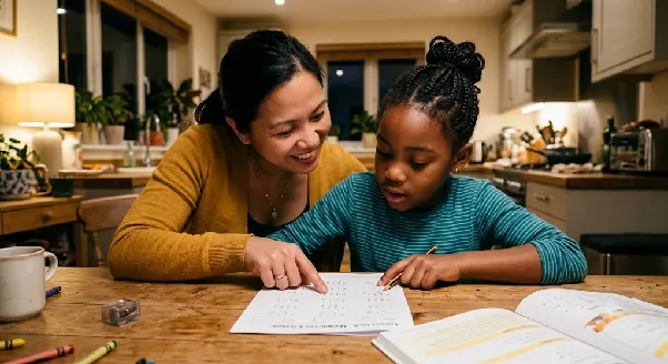 A relaxed teacher with free time back after switching to an AI math worksheet generator